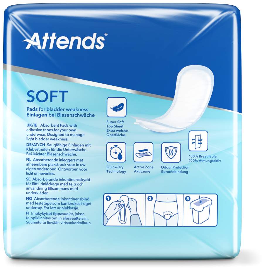 Attends Soft 3 Extra Einlagen 30 Stück
