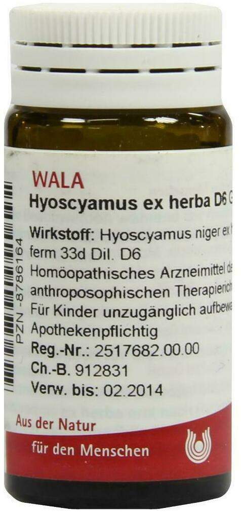 Hyoscyamus Ex Herba D 6 Globuli