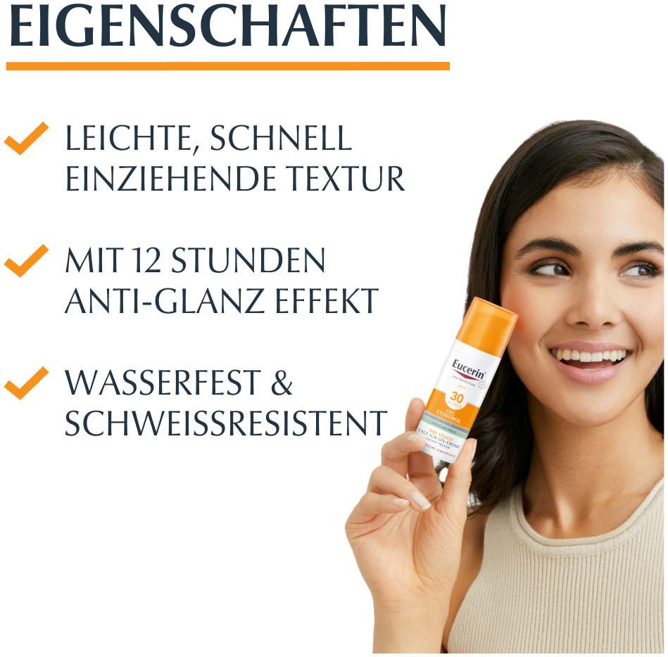 Eucerin Sun Oil Control Face LSF 30 50 ml Gel-Creme