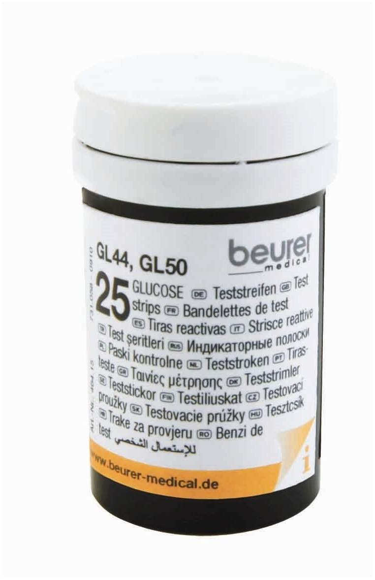Beurer Blutzuckerteststreifen für GL44,GL50,GL50 evo