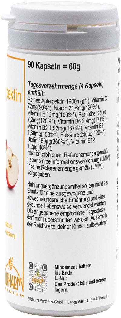 Apfelpektin 90 Kapseln
