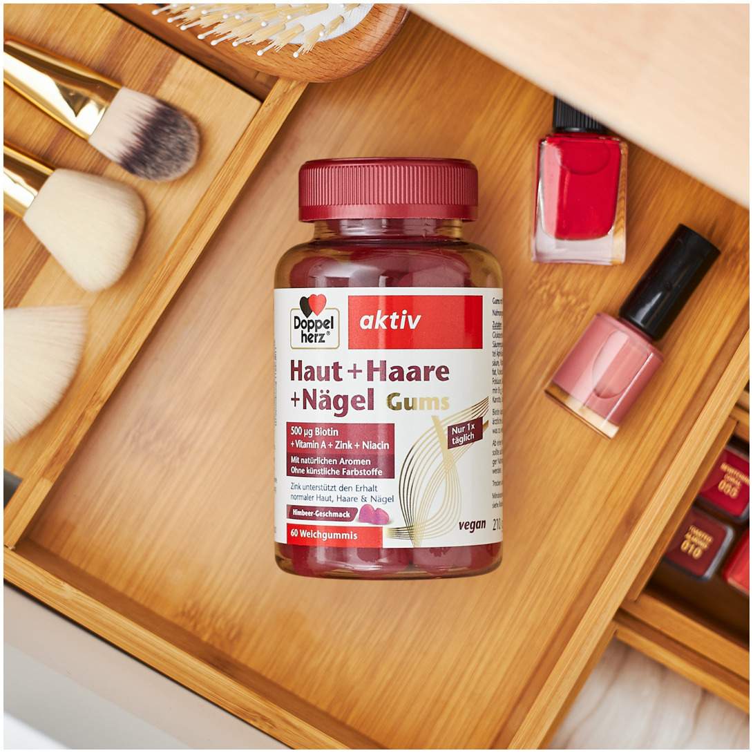Doppelherz Aktiv Haut+haare+nägel Gums 60 Weichgummis