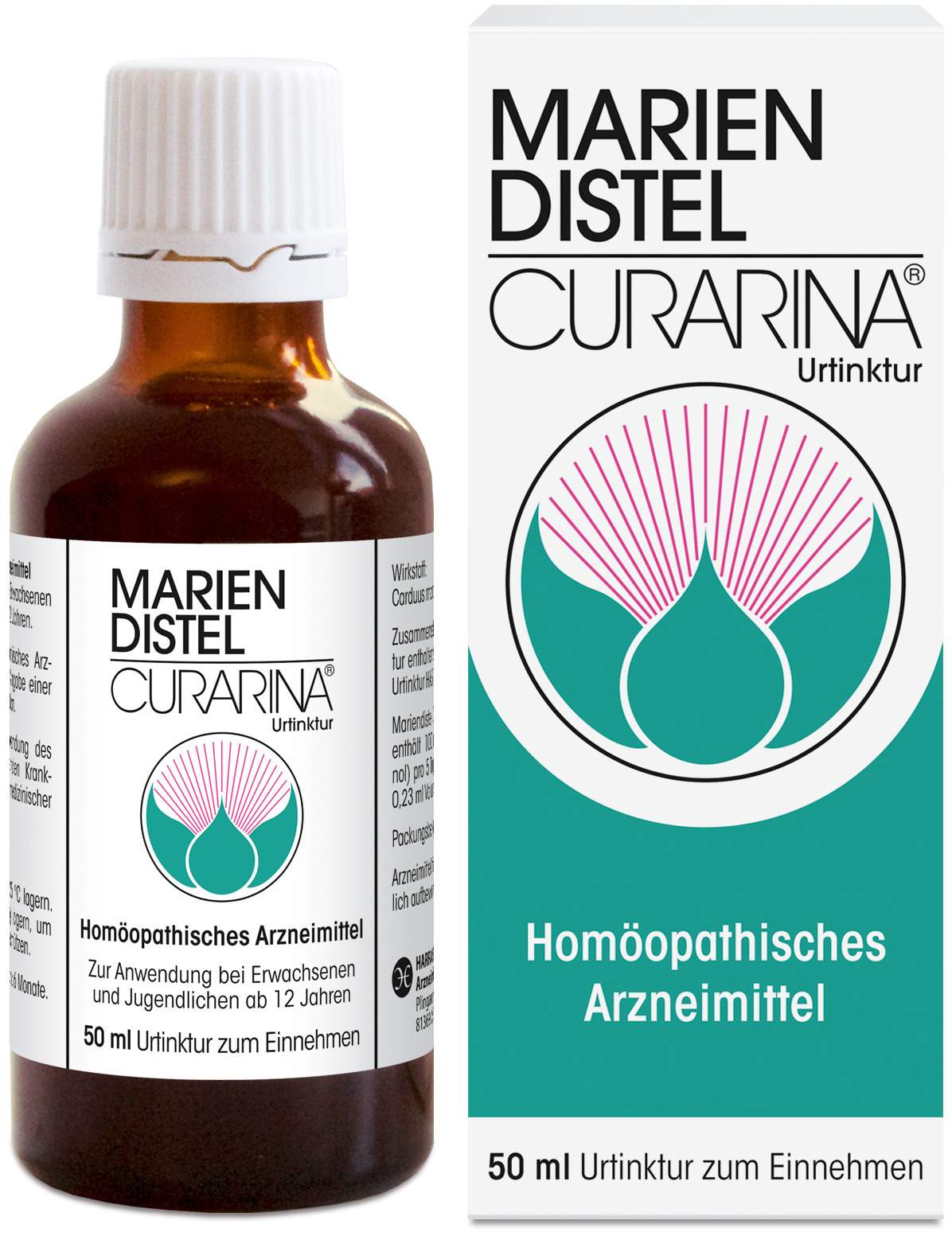 Mariendistel Curarina Urtinktur 50 ml Tropfen