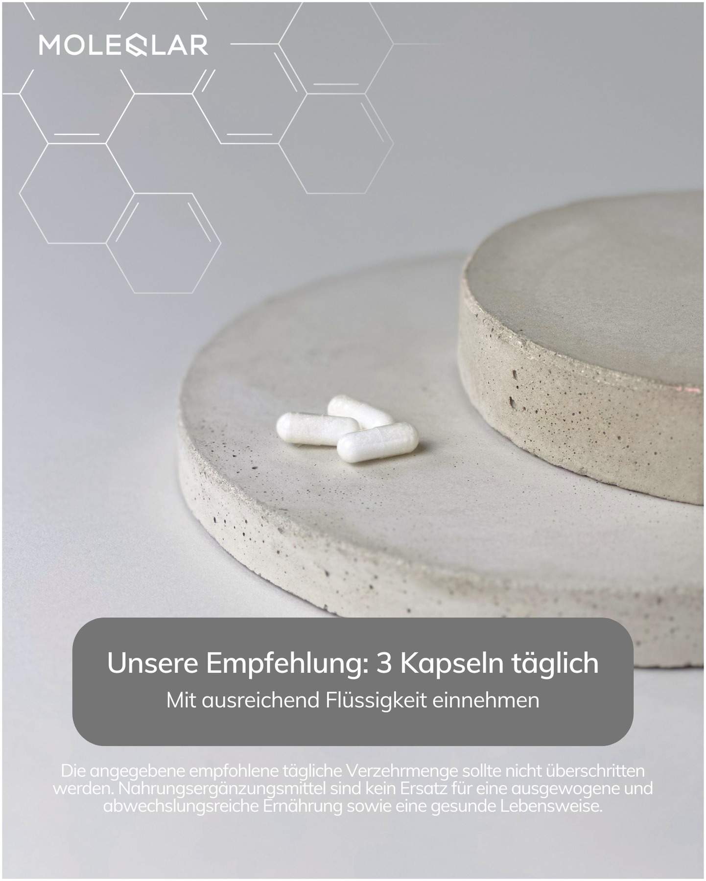 MoleQlar Taurin high Dose L-Taurine 90 Kapseln