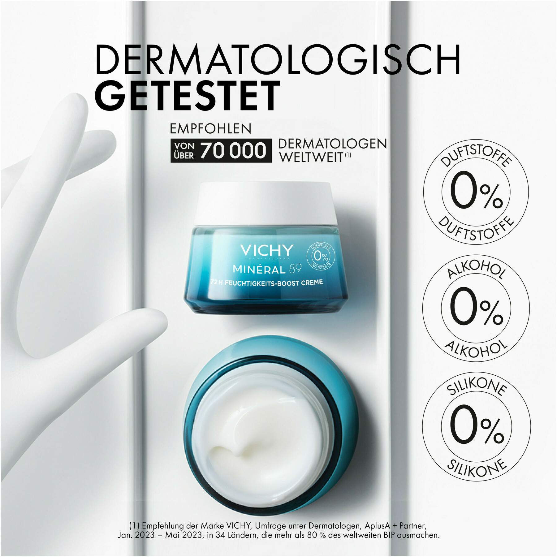 Vichy Mineral 89 72h Feuchtigkeits-Boost 50 ml Creme