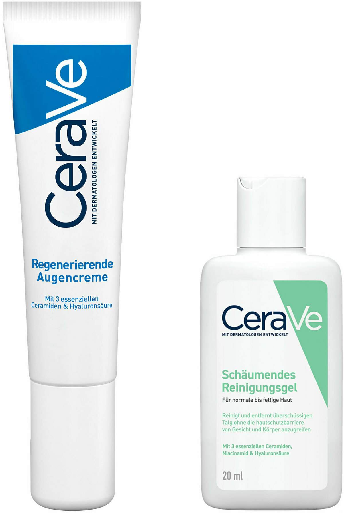 CeraVe regenerierende Augencreme 14 ml + gratis schäumendes Reinigungsgel 20 ml