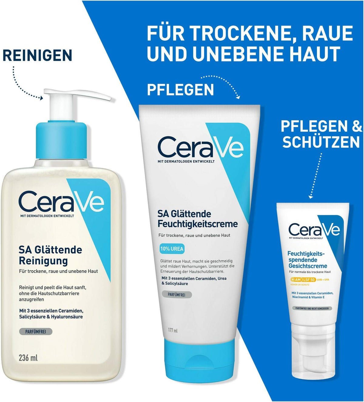 CeraVe SA Urea Glättende Feuchtigkeitscreme 177 ml
