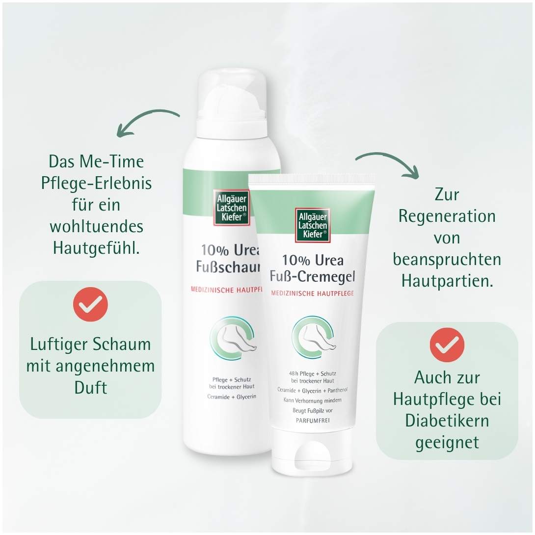 Allgäuer Latschenkiefer 10 % Urea Fußschaum 150 ml