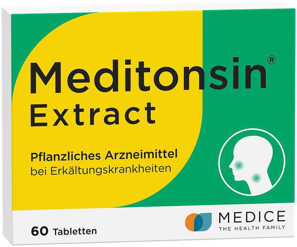 Meditonsin Extract pflanzliche Erkältungstabletten 60 Stück
