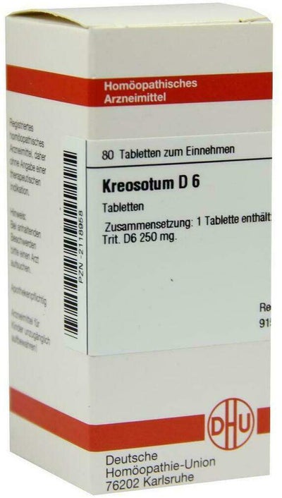 Dhu Kreosotum D6 80 Tabletten