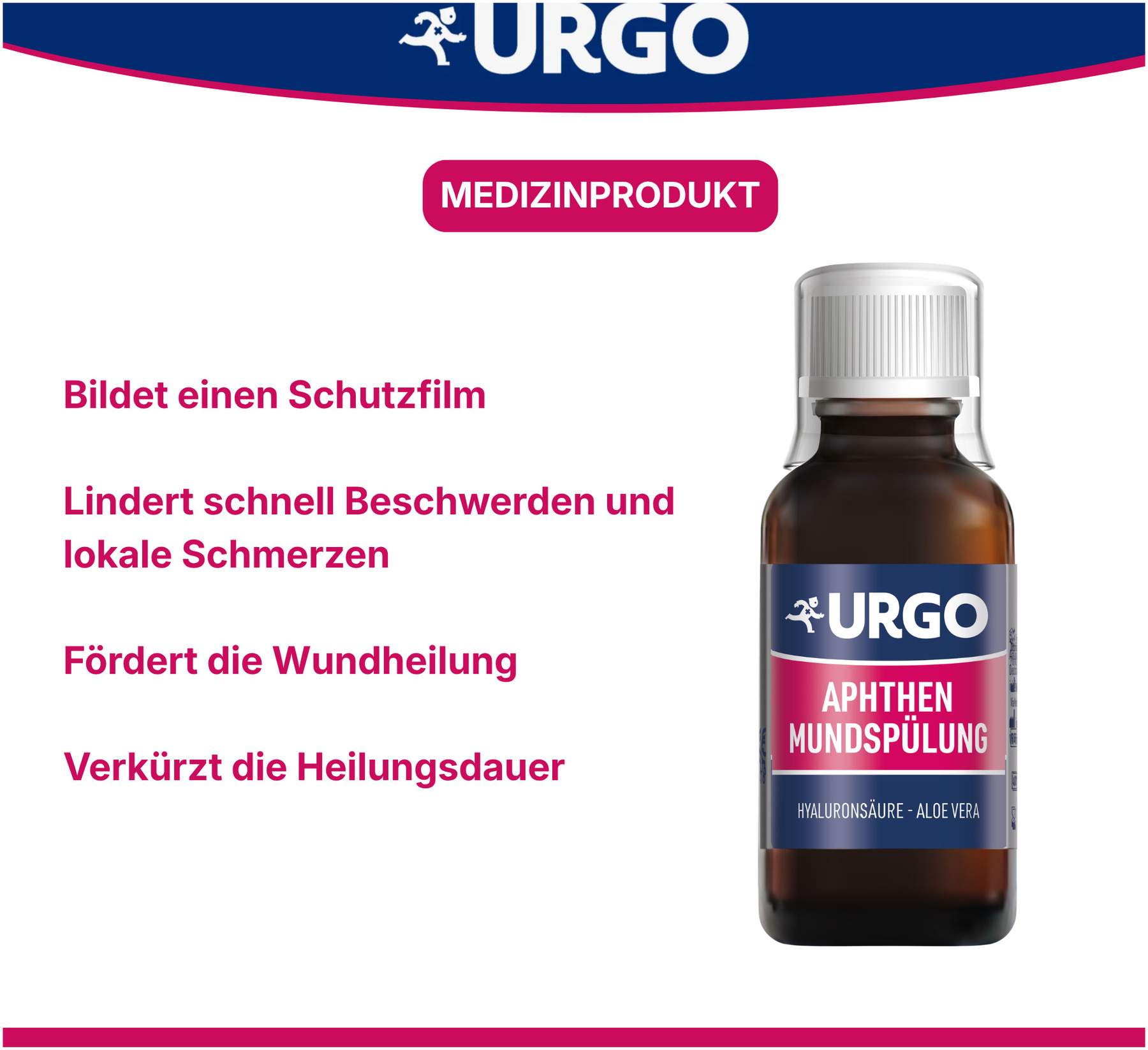 Urgo Aphthen Mundspülung 100 ml