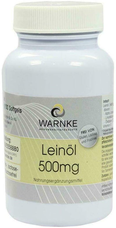 Leinöl 500 mg 100 Kapseln