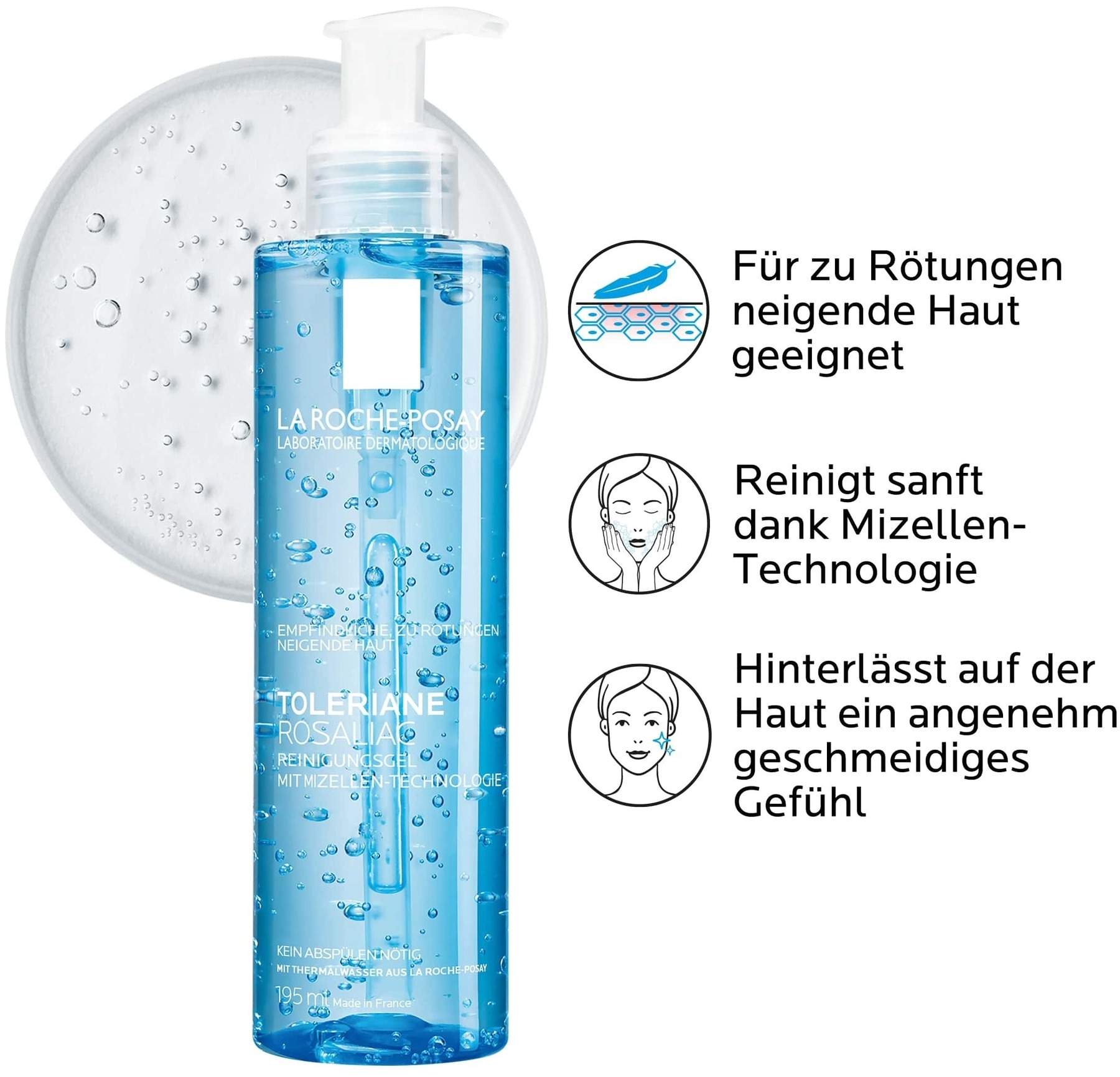 La Roche Posay Rosaliac Reinigungsgel 195 ml
