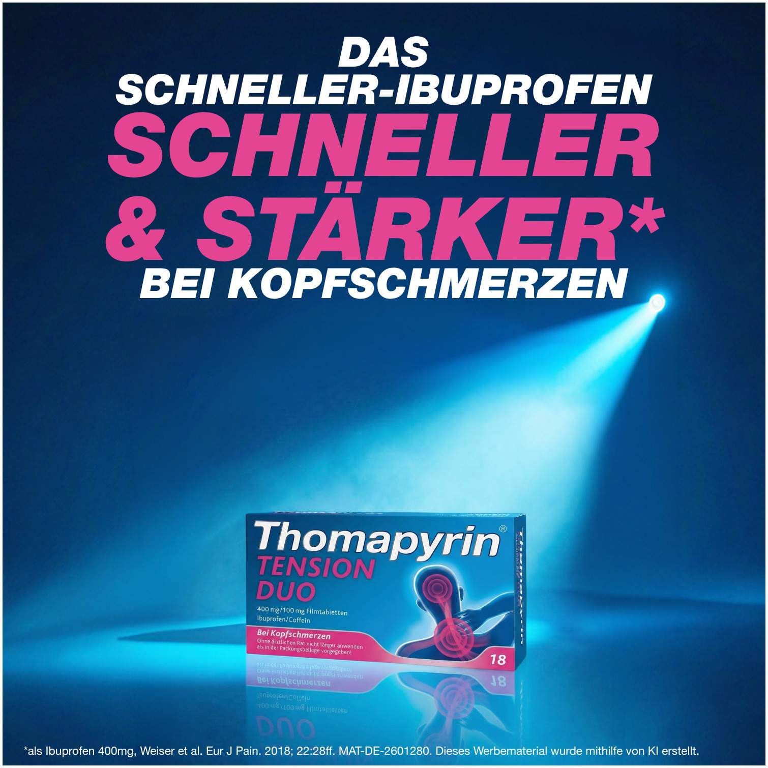 Thomapyrin Tension Duo 400 mg-100 mg 18 Filmtabletten