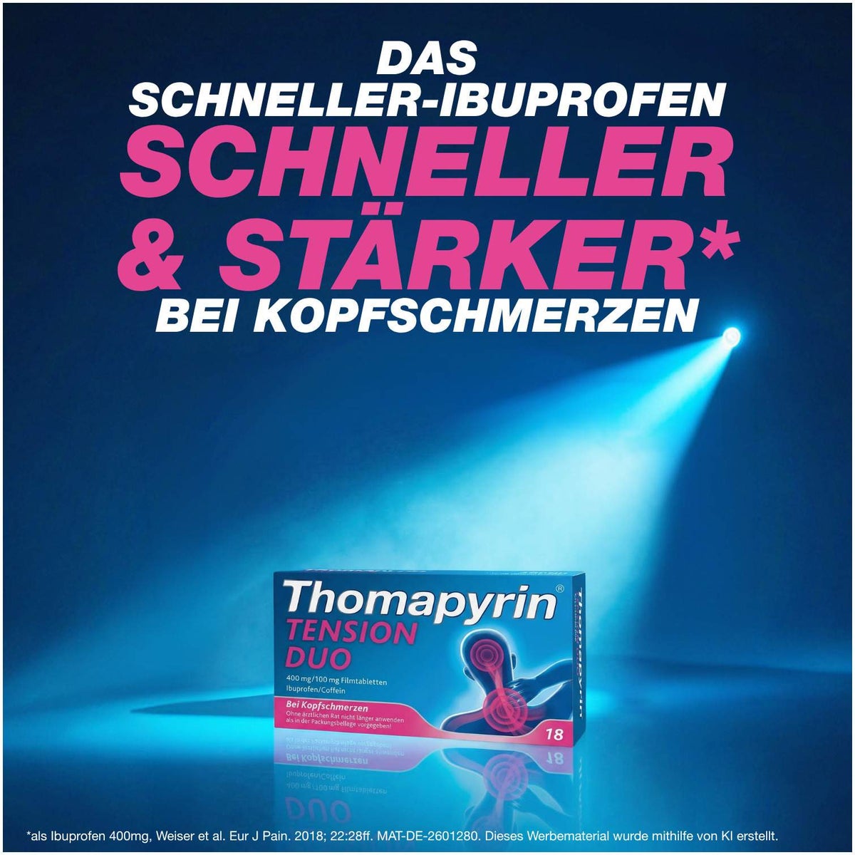 Thomapyrin Tension Duo 400 mg-100 mg 18 Filmtabletten