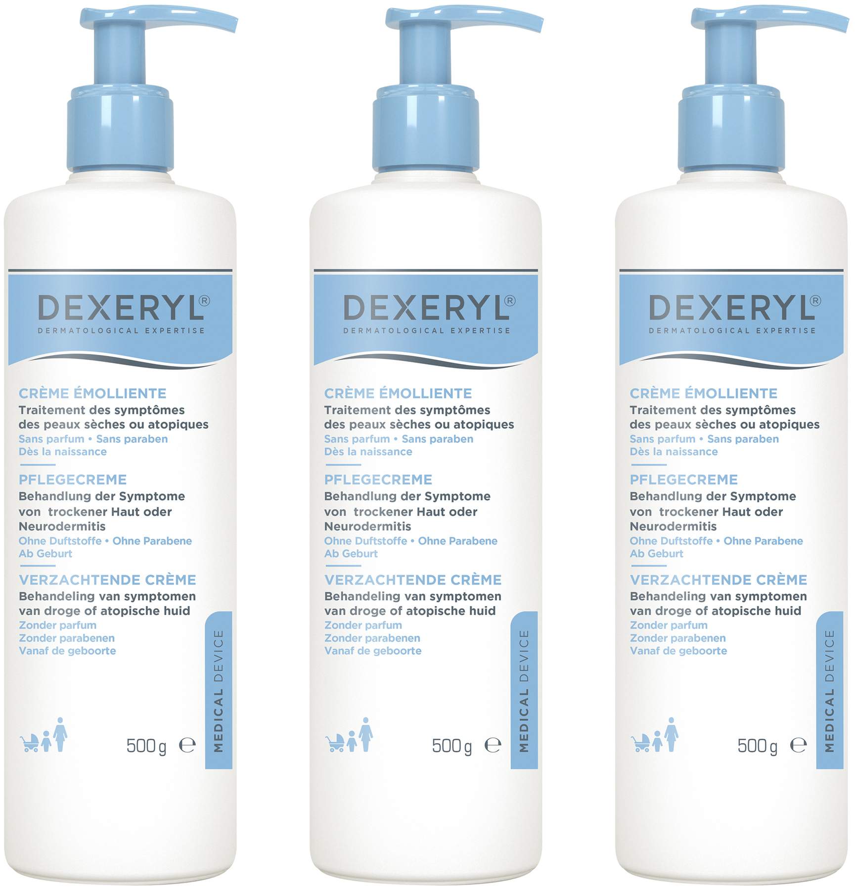 Dexeryl Creme 3 x 500g