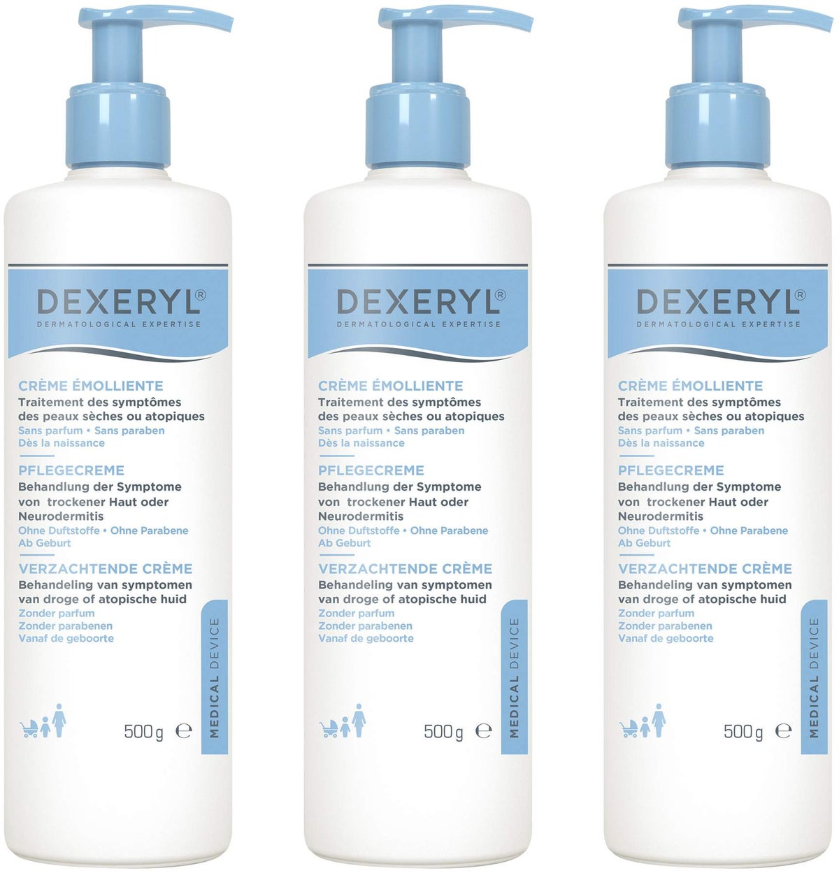 Dexeryl Creme 3 x 500g