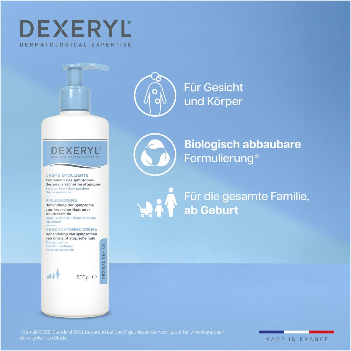 Dexeryl Pflegecreme 500 g