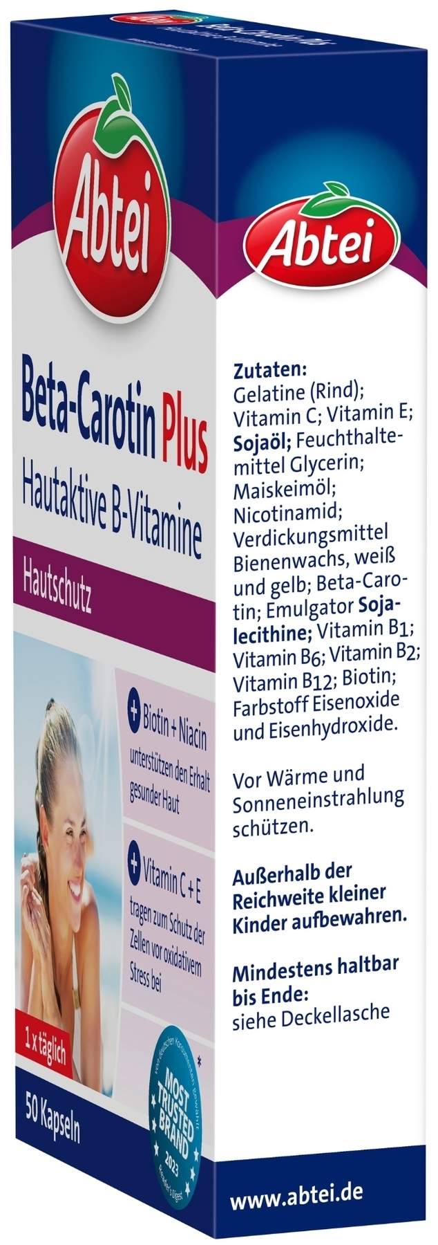 Abtei Beta - Carotin Plus 50 Kapseln