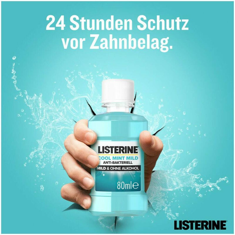 Listerine Mundspülung Cool Mint Mild 80 ml