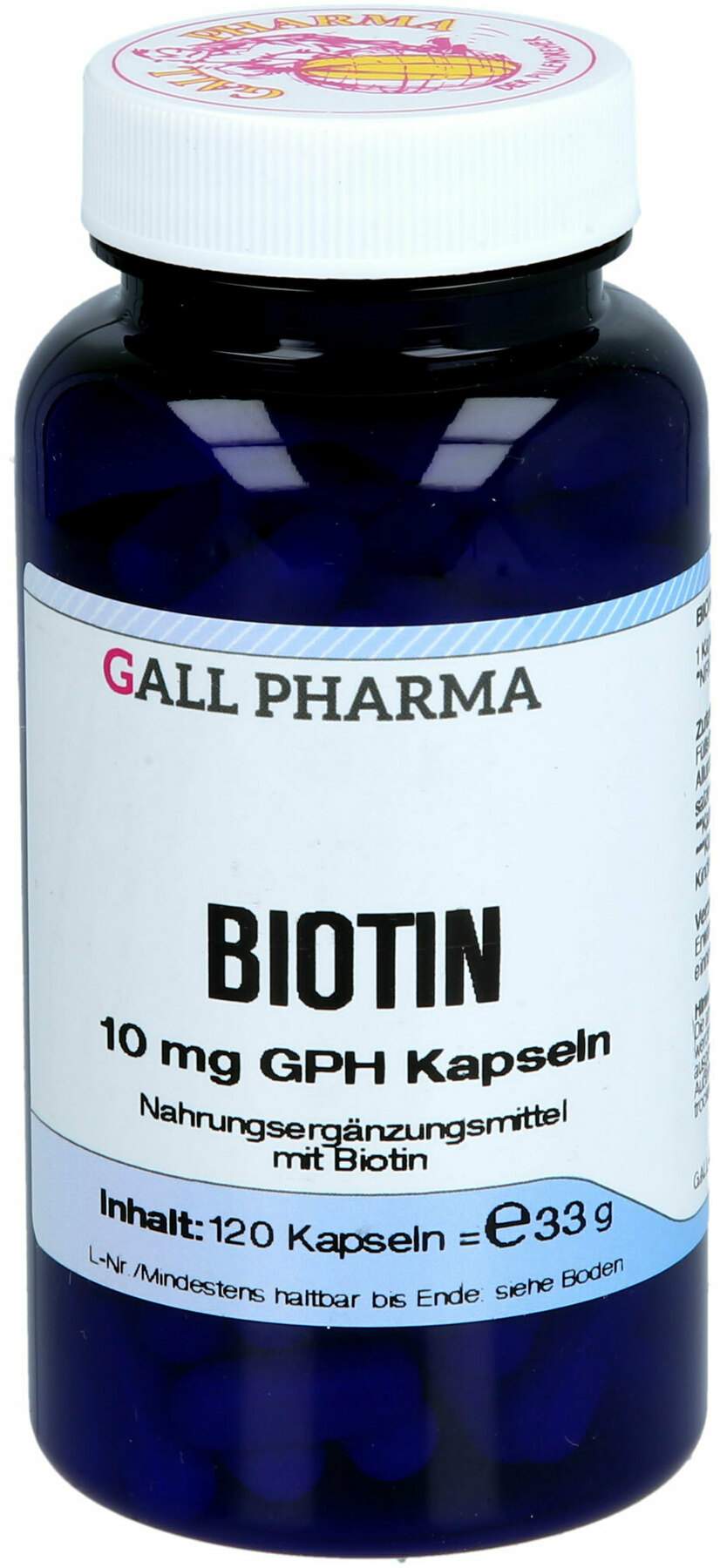 Biotin 10 mg Gph 120 Kapseln