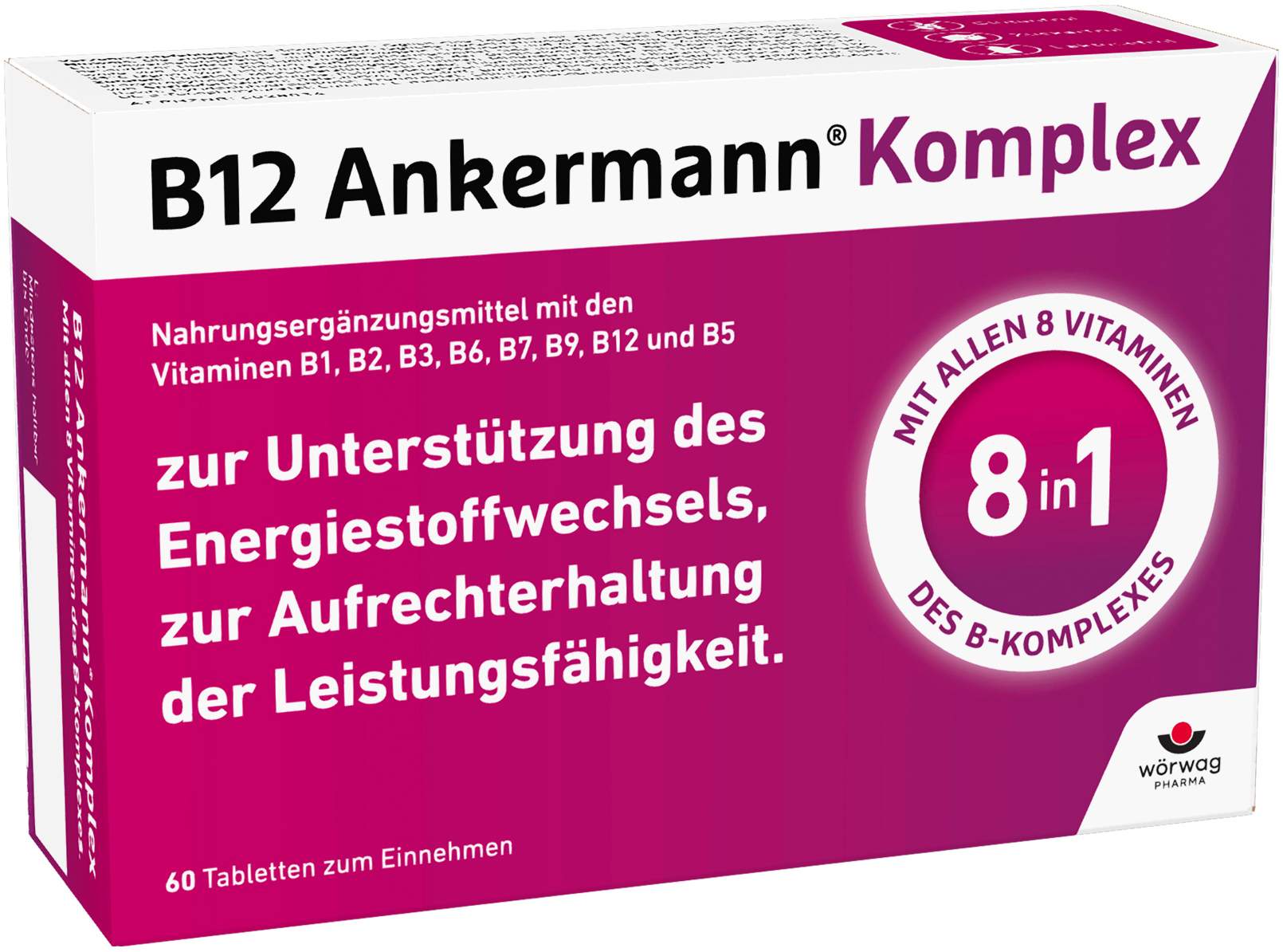 B12 Ankermann Komplex 500 µg 60 überzogene Tabletten