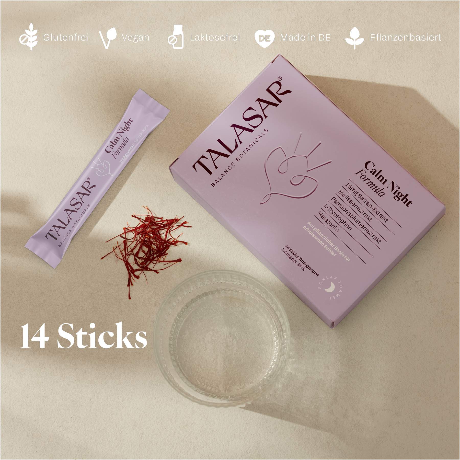 Talasar Calm Night 14 Sticks Trinkgranulat