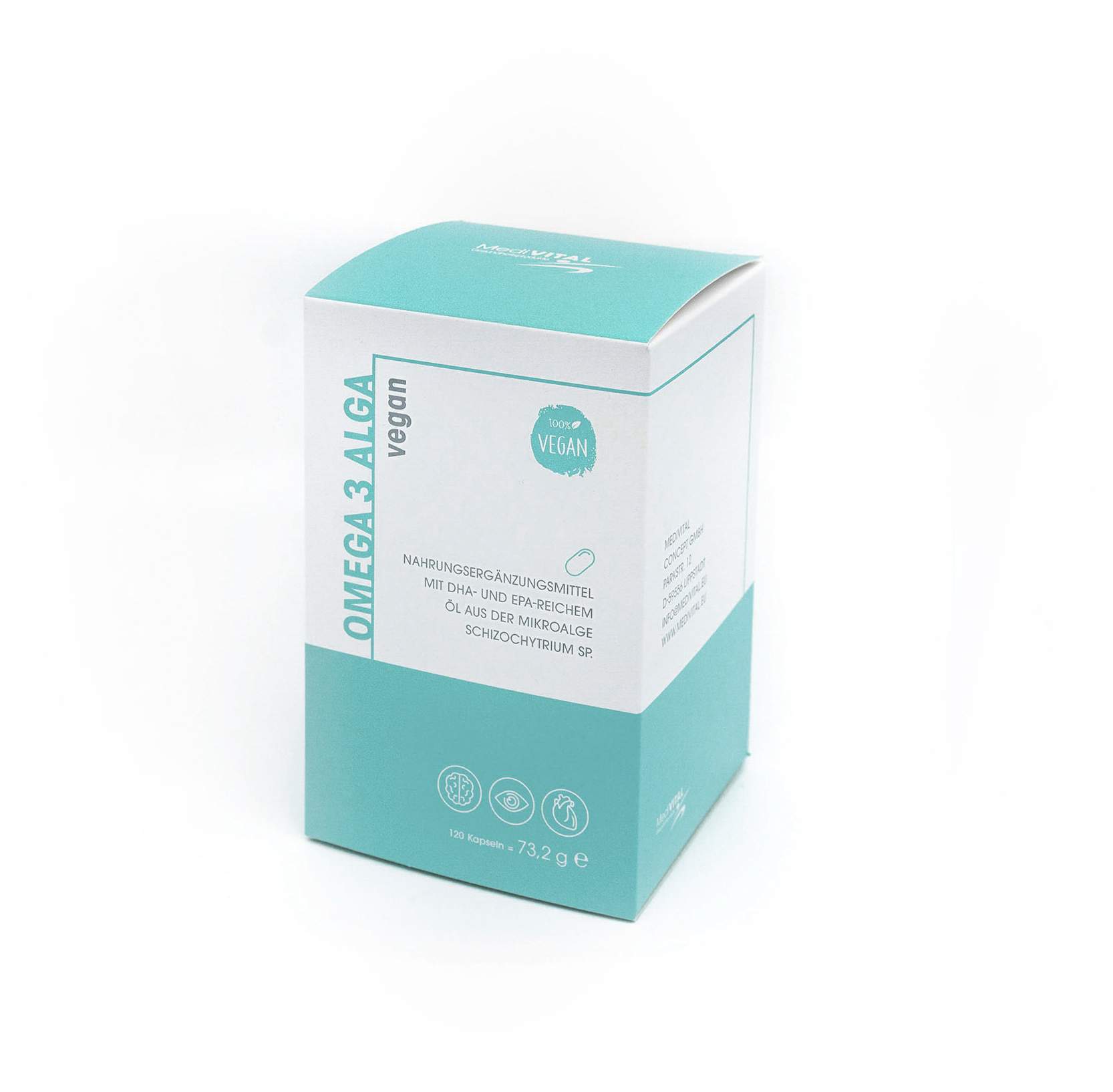 Medivital Omega 3 Alga 120 Kapseln