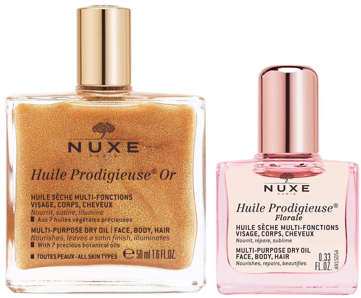NUXE Huile Prodigieuse OR 50 ml + gratis Huile Prodigieuse Florale 10 ml