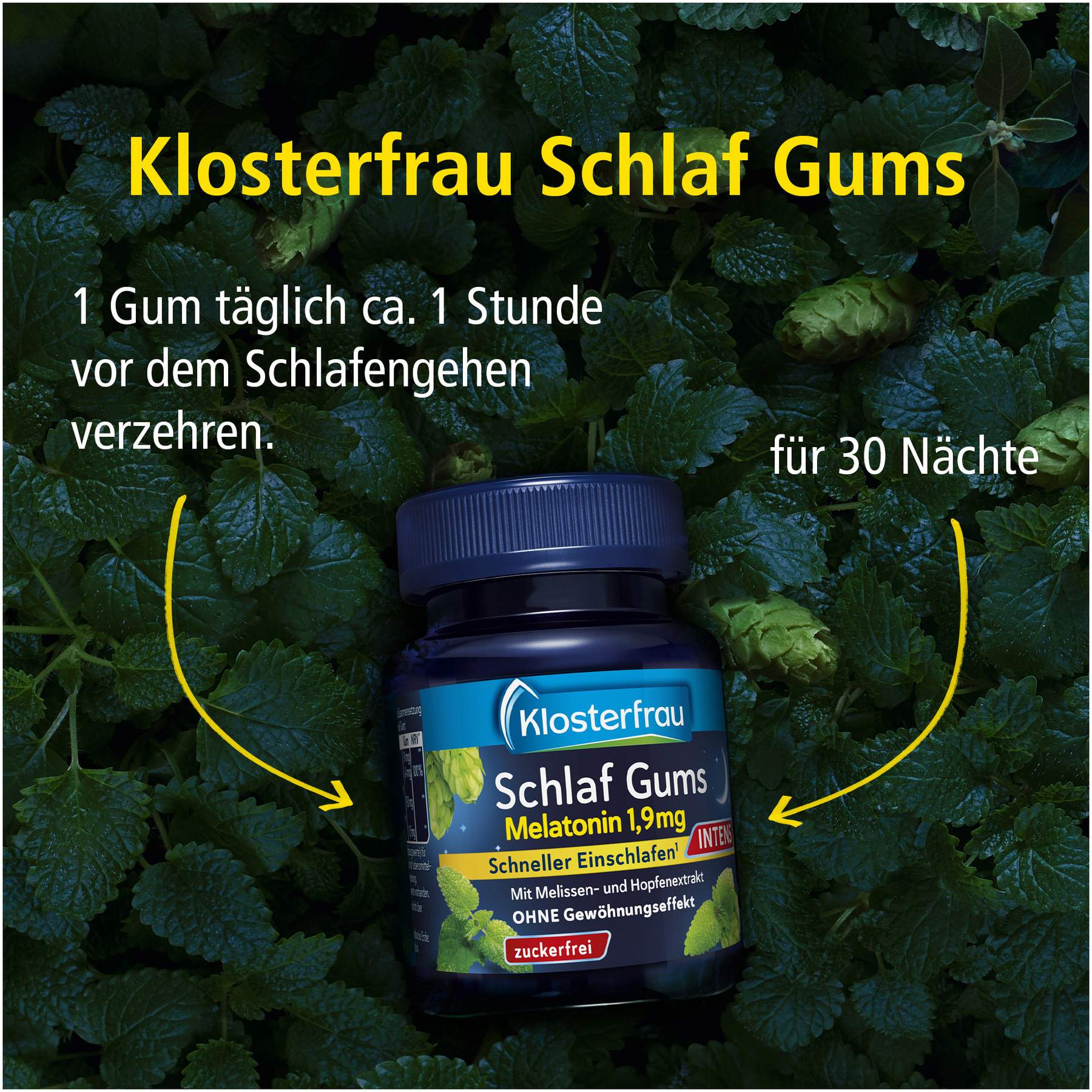 Klosterfrau Schlaf Gums 30 Kaudragees