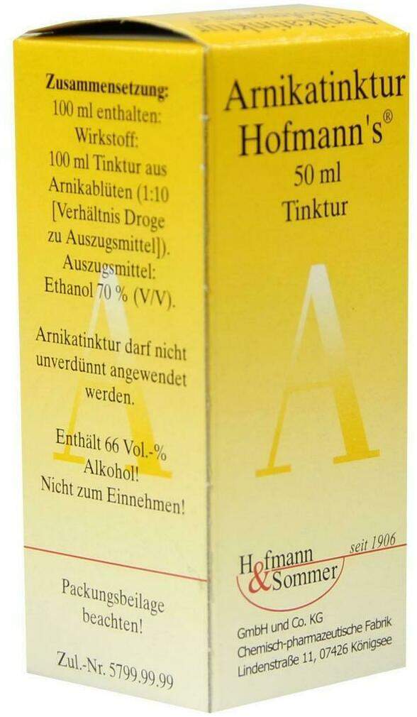 Arnikatinktur Hofmanns 50 ml Tinktur