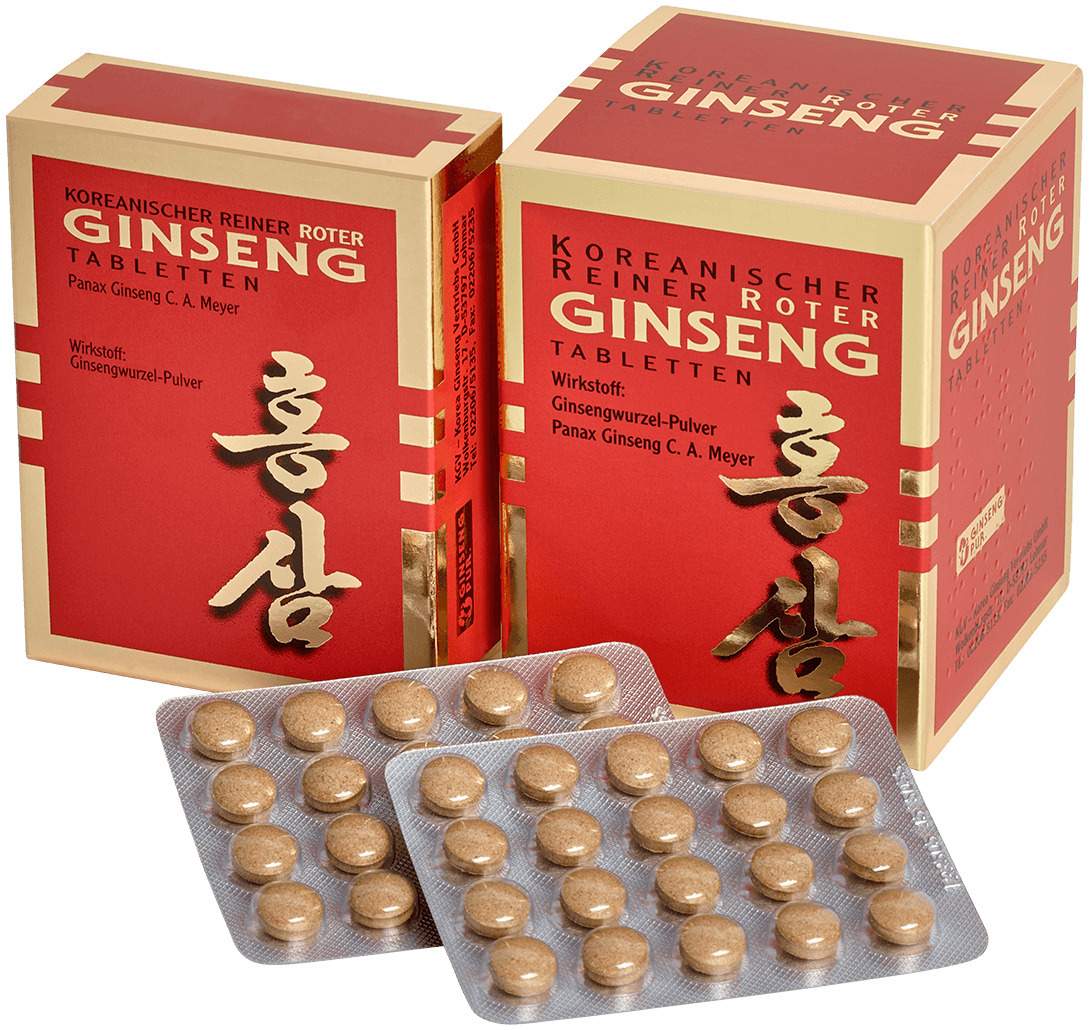 Roter Ginseng Tabletten 300 mg