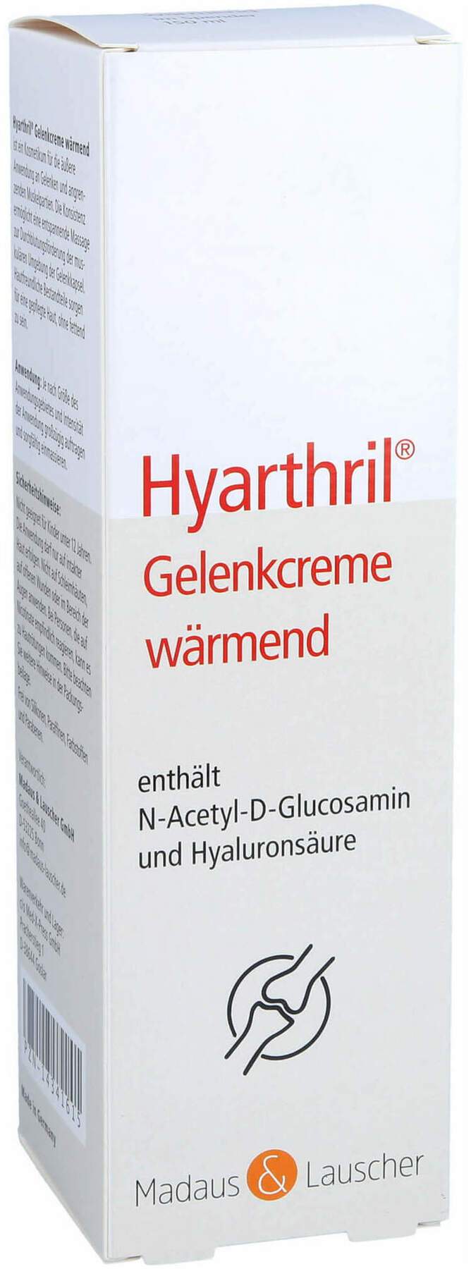 Hyarthril Gelenkcreme Wärmend im Spender 150 ml
