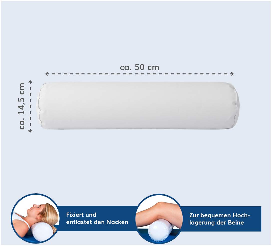Aufblasbare Nacken- und Knierolle