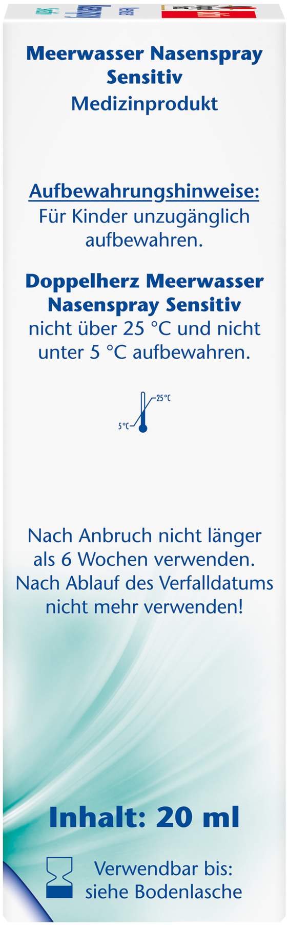 Doppelherz aktiv Meerwasser 20 ml Nasenspray mit Panthenol