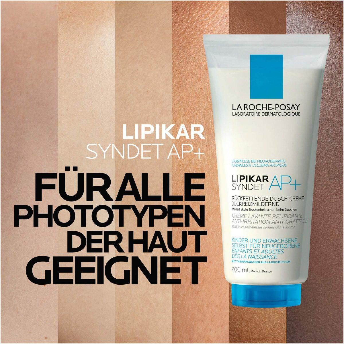 La Roche Posay Lipikar Syndet AP+ Reinigungs-Cremegel 200 ml