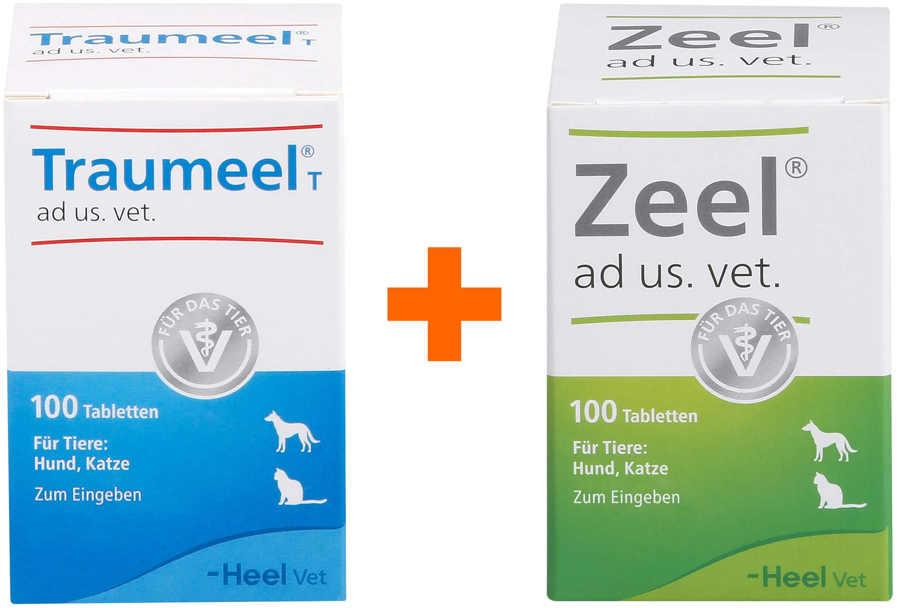 Traumeel T Vet. 100 Tabletten + Zeel ad us. vet. 100 Tabletten