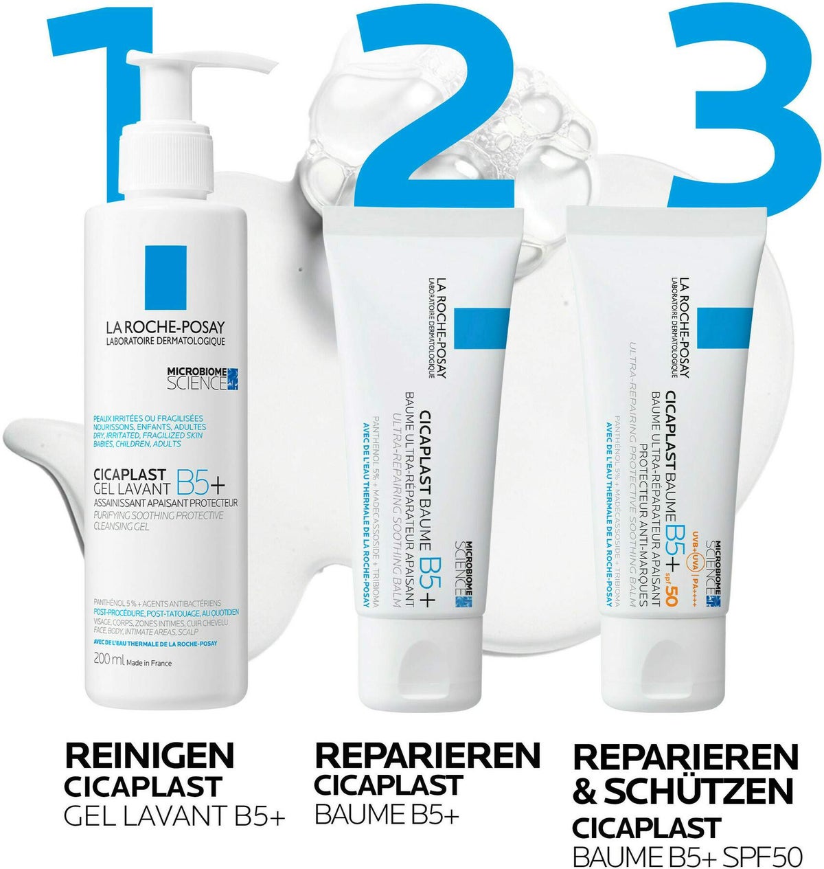 La Roche Posay Cicaplast Lavant B5 Reinigungsgel 200 ml