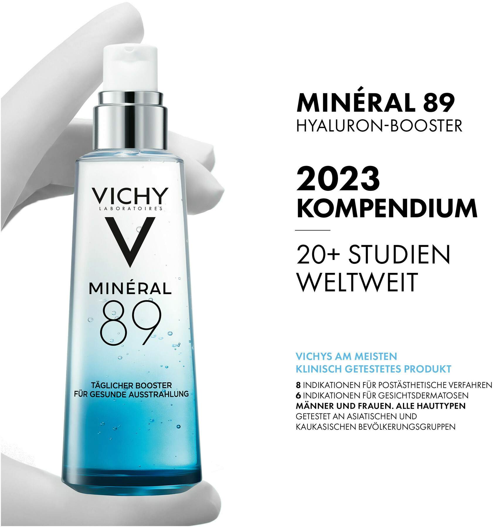 Vichy Mineral 89 Elixier 75 ml + gratis Kosmetiktasche