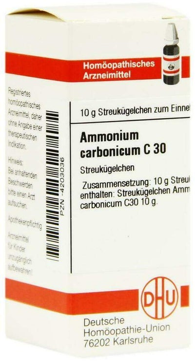 Dhu Ammonium Carbonicum C30 Globuli