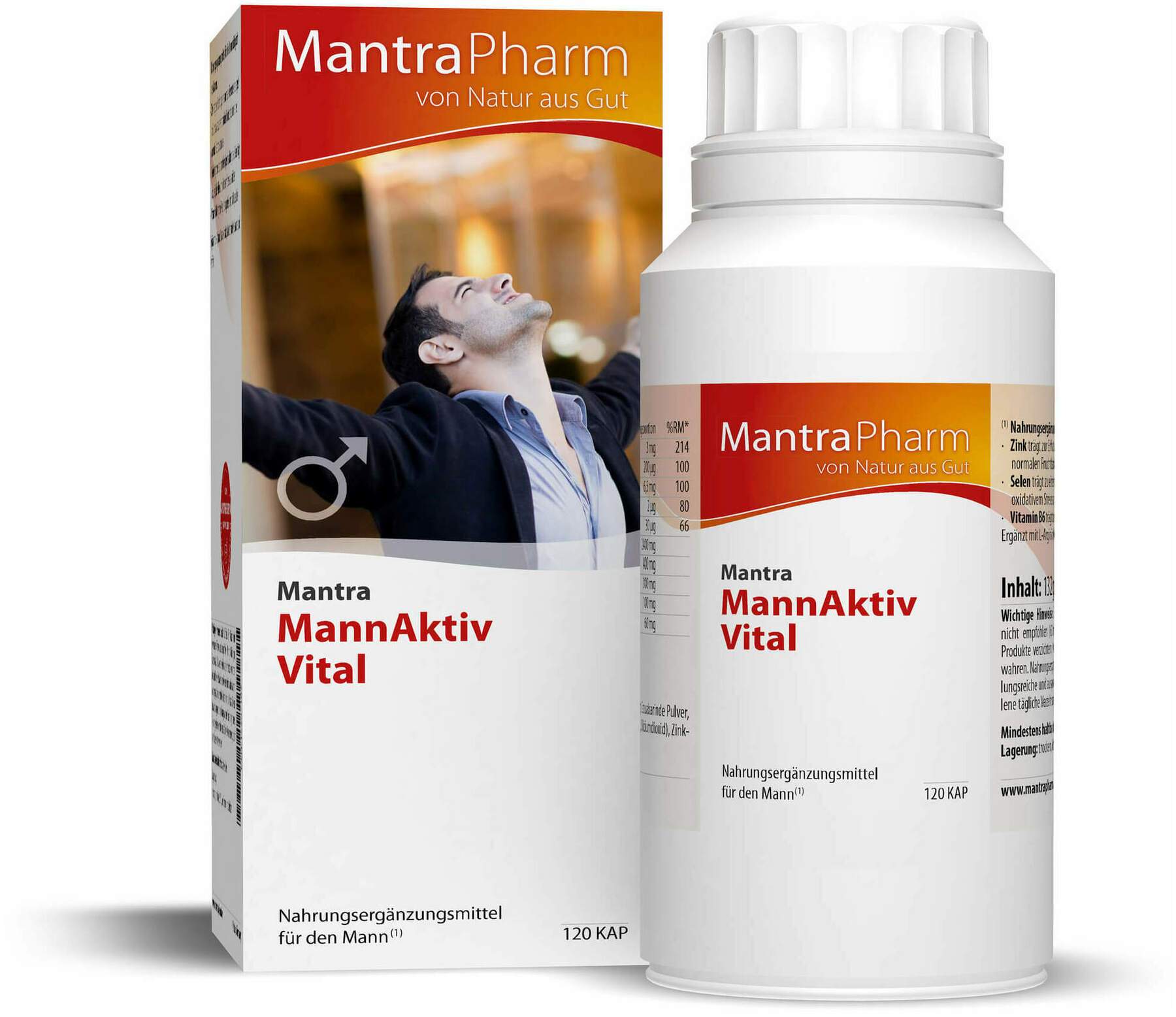 Mantra Mannaktiv Vital 120 Kapseln