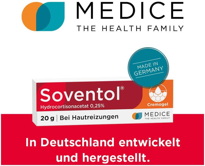 Soventol HydroCortisonAcetat 0,25% 20 g Creme
