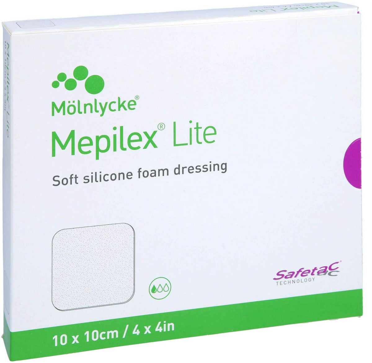 Mepilex Lite Schaumverband 10 X 10 cm Steril 5 Stück