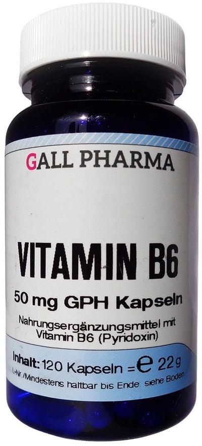 Vitamin B6 50 mg Gph Kapseln 120 Stück