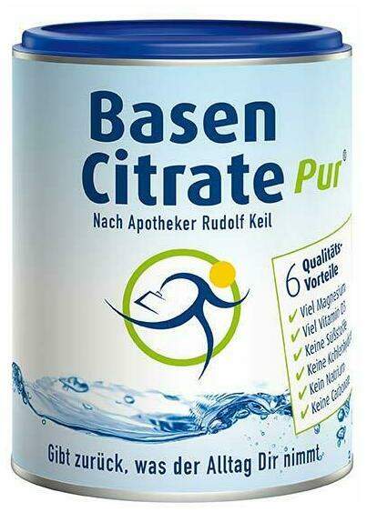 Basen Citrate Pur nach Apotheker Rudolf Keil 216 g Pulver
