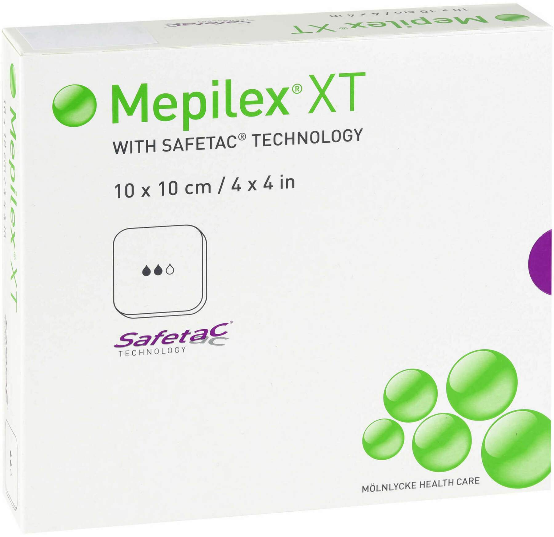 Mepilex Xt 10x10 cm Schaumverband