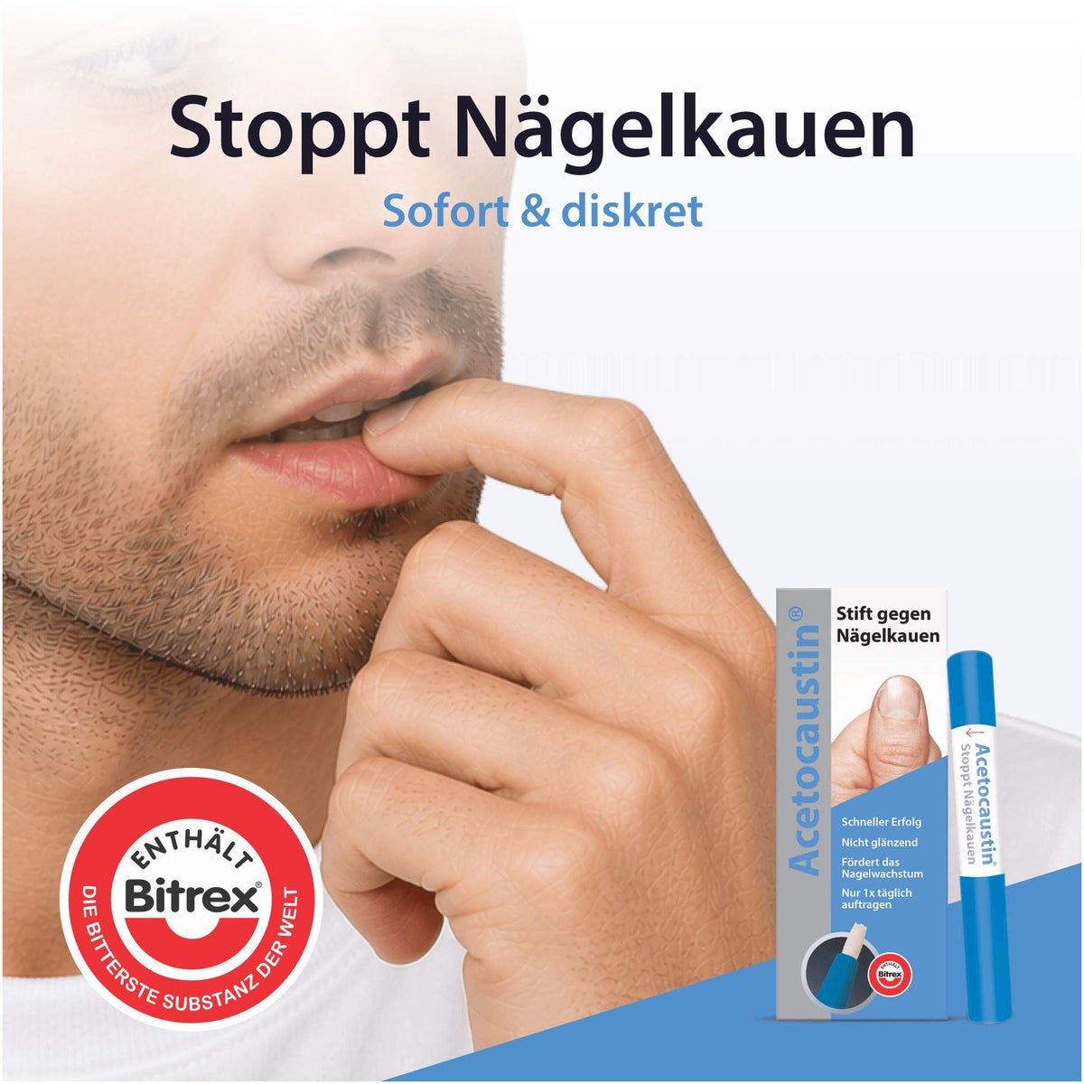 Acetocaustin Stift gegen Nägelkauen 3 ml