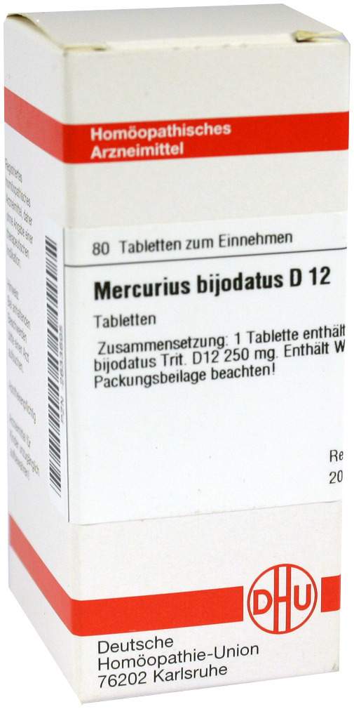 Dhu Mercurius Bijodatus D12 Tabletten