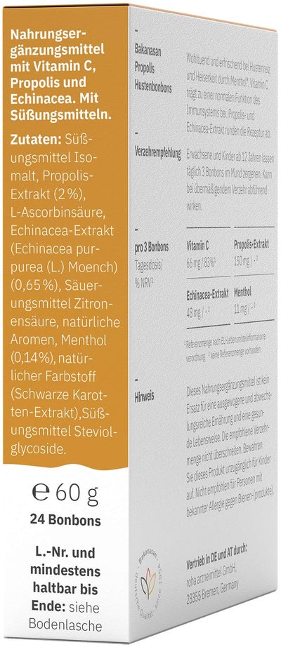 Bakanasan Propolis Hustenbonbons 24 Stück