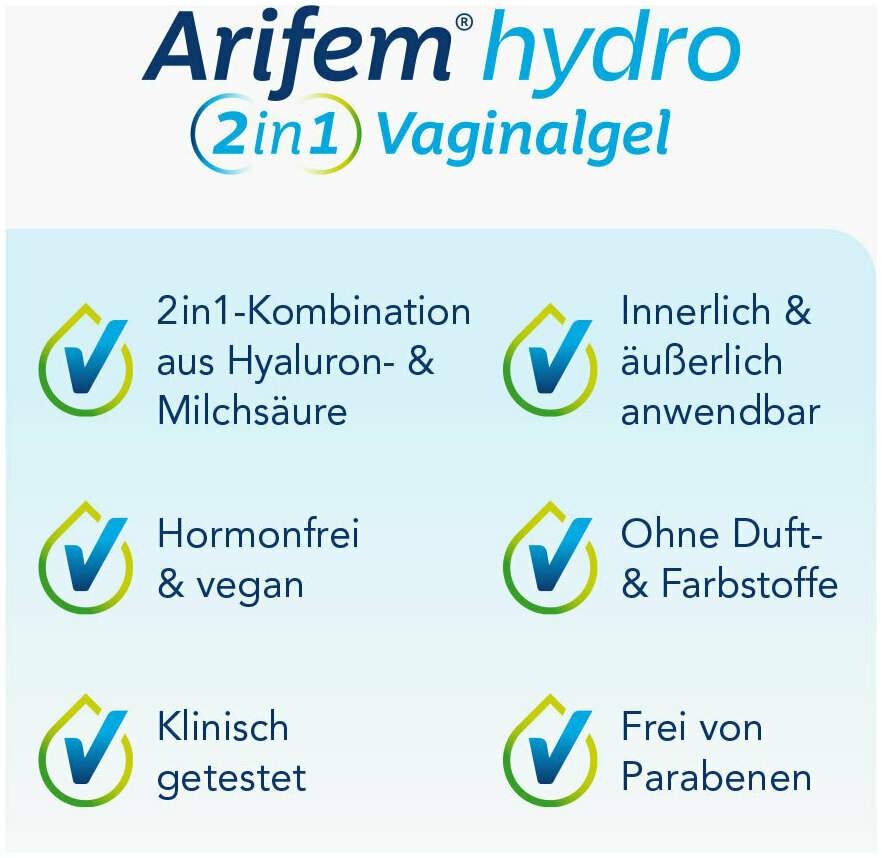 Arifem Hydro 2in1 Vaginalgel 30 ml